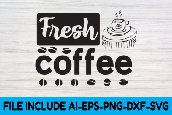 Fresh Coffee SVG: A Designer's Take on Embroidery Use