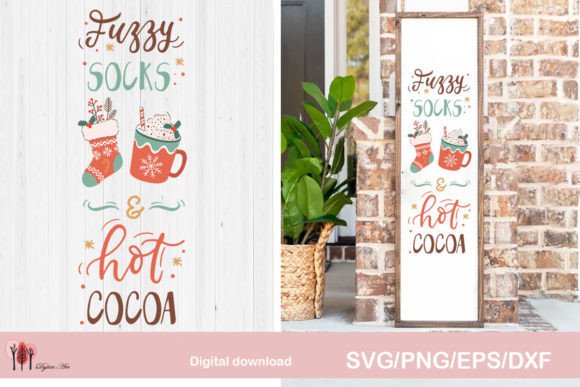 Fuzzy Socks Hot Cocoa SVG: A Designer's Review