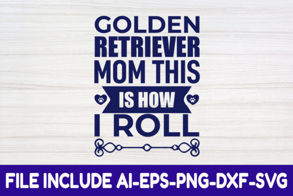 Golden Retriever Mom: A Designer's Take on This SVG