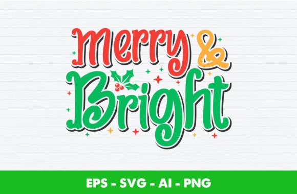 Merry Bright Merry Christmas SVG: A Designer's Review