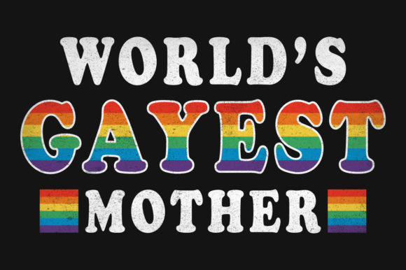 Mother Day Pride Rainbow Typography SVG Review
