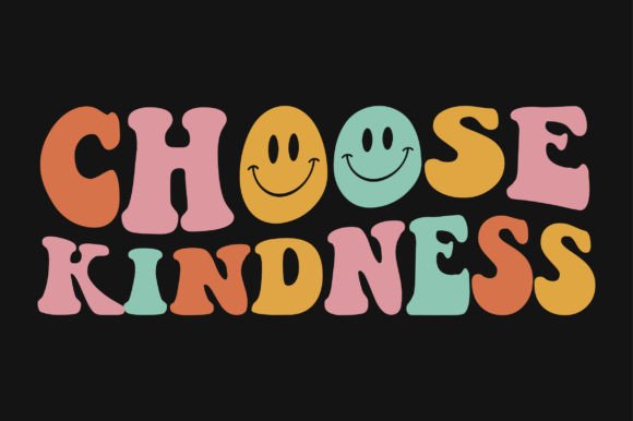 Review: Choose Kindness Retro Wavy SVG for Embroidery