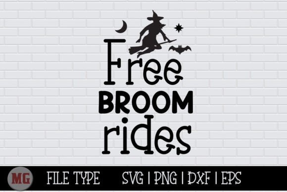 Review: Free Broom Rides Halloween SVG for Embroidery