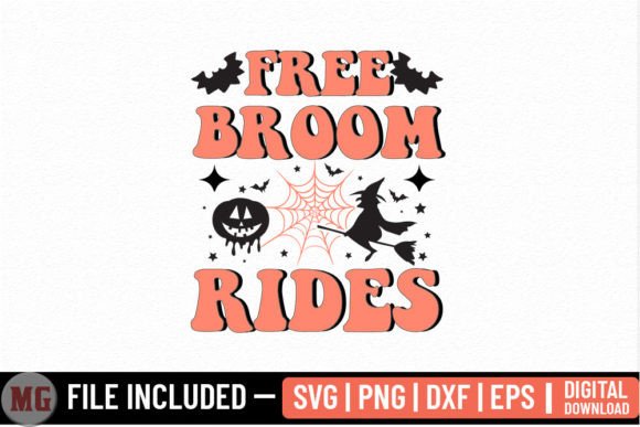Review: Free Broom Rides Halloween SVG for Stitchers