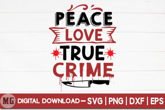 Review: Peace Love True Crime SVG for Embroidery