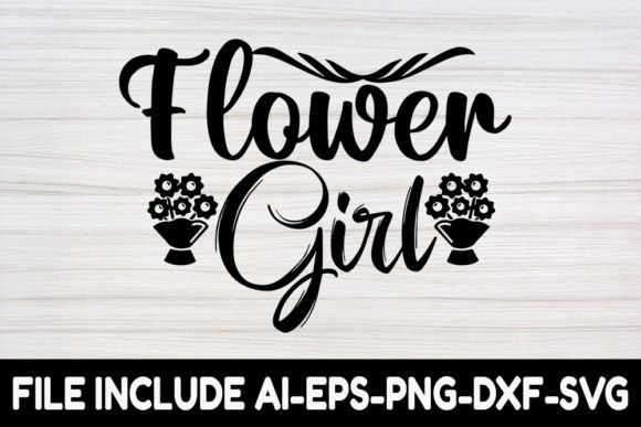 Review: Wedding SVG Design, Flower Girl for Embroidery