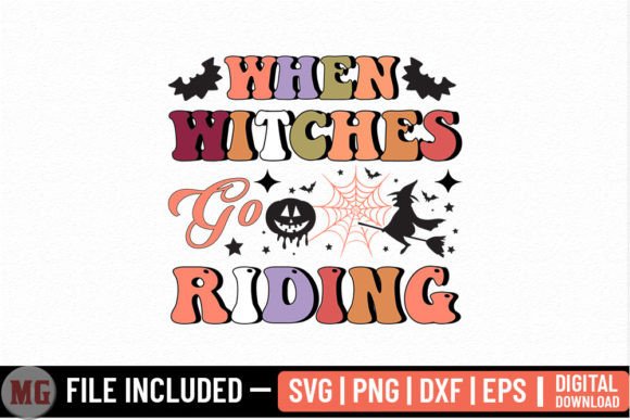Review: When Witches Go Riding Halloween SVG for Stitchers