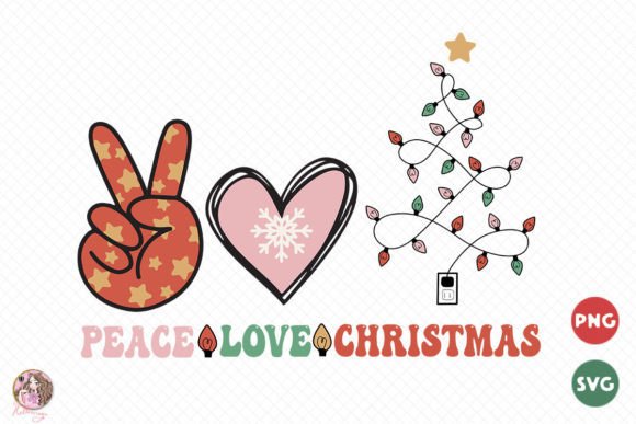 Reviewing Peace Love Christmas Lights SVG PNG for Holiday Embroidery