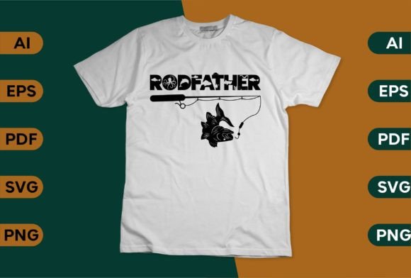 Rodfather Shirt SVG: A Designer's Take on Father's Day