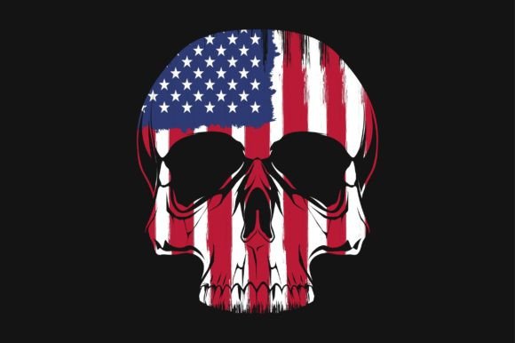 Skull American Flag SVG: A Designer's Review