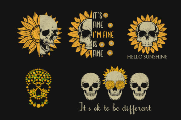 Skull Sunflower SVG Sublimation Bundle Review